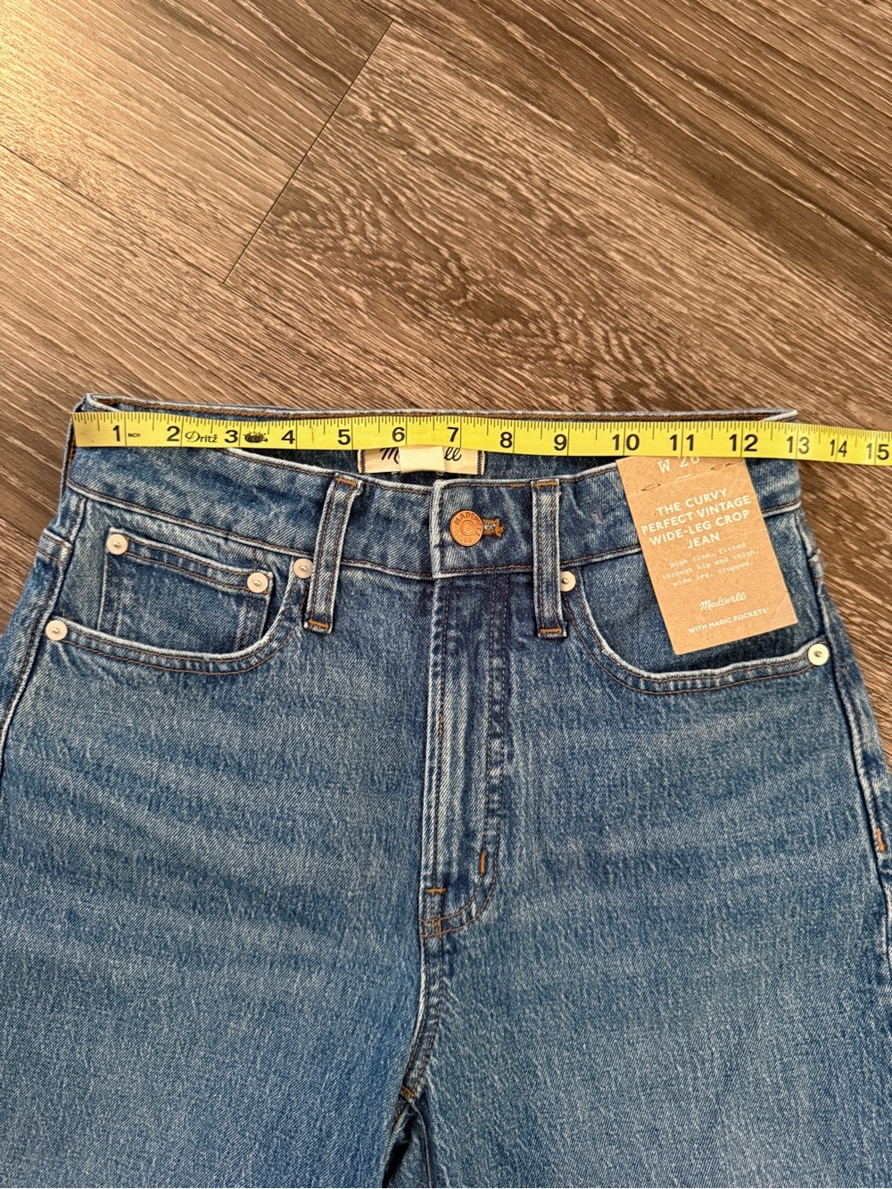 Madewell The Curvy Perfect Vintage Wide Leg Crop Jean New - Picture 3 of 5